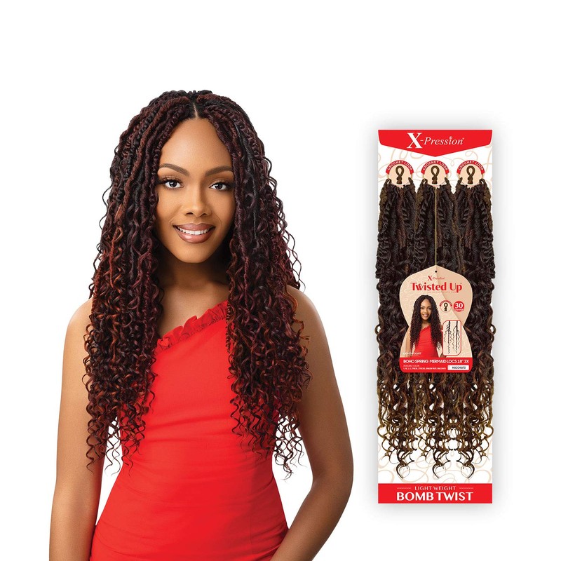 Outre Crochet Braids X-Pression Twisted Up 3X Boho Spring Mermaid