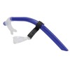 Swimming Snorkel Reduced Drag Silicone Swimming Breathing Tube with Adjustable