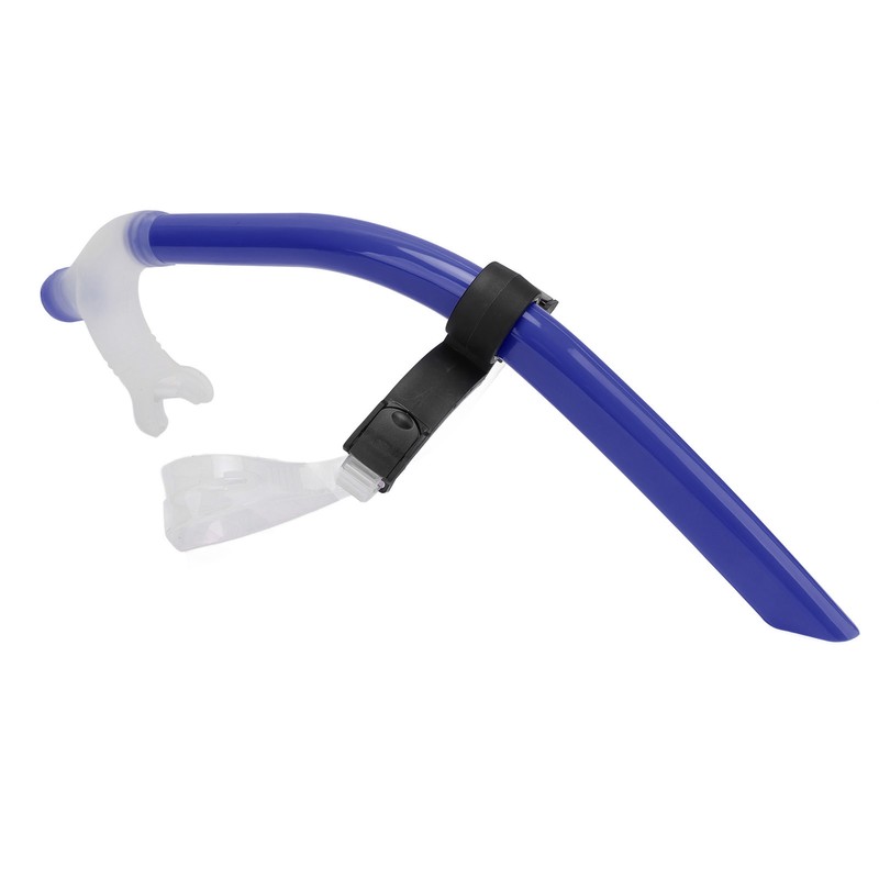 Swimming Snorkel Reduced Drag Silicone Swimming Breathing Tube with Adjustable