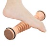 Exceart Plantar Roller Wooden Foot Roller Massager Plantar Relief Wood