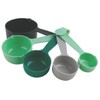 Tasty 10-Piece Measuring Cups and Spoons Set in Bright Colours