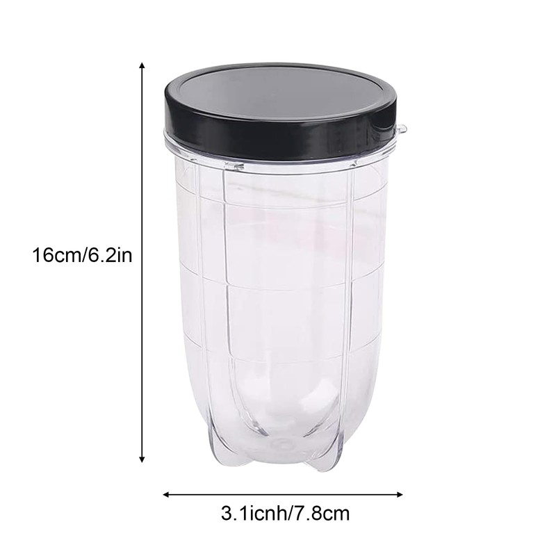 Magic Bullet Replacement Cups 3 Pack 16oz Replacement Cup with