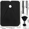 FEBSNOW Hair Cutting Cape Kit,Professional Barber Cape with Neck Duster