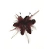 Zac's Alter Ego Fur, Feathers & Sequins Fascinator/Flower on Clip
