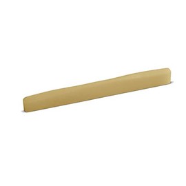 Unbleached Bone Saddle – Fits Many Fender Guitars Wave Compensation – 16 inch Radius – 75 mm Length