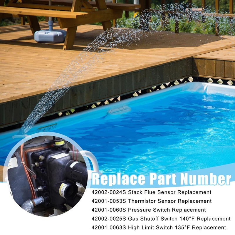 GRABOTE Pool Heater Repair Kit for Pentair Master Temp &