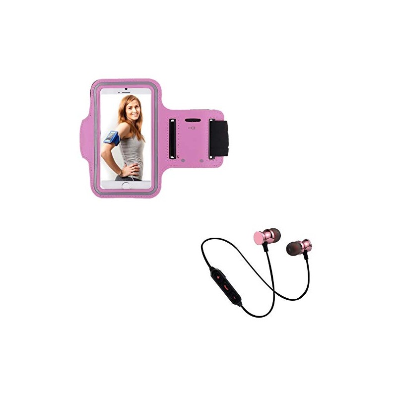 Running T6 Pink Sports Kit for BlackBerry Key2 Smartphone -