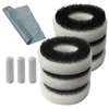 Aolleteau Compatible Foam and Carbon Rings Replacement for Biorb Filter