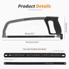 BOOSDEN Hack Saws for Metal, Hack Saw, Adjustable Hacksaw Frame