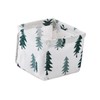 CAXUSD Desktop Storage Box Storage Basket Fabric Organiser Bin Office