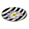 MacKenzie-Childs MacKenzie Childs Thistle & Bee Courtly Stripe 8.25" Iris