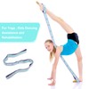 Abeillo Stretching Strap with Loops, Elastic Yoga Straps for Stretching