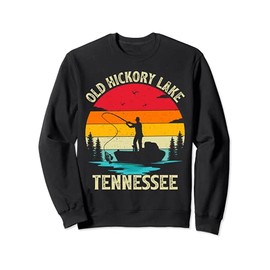 Summer Vacation Fishing Vintage Tennessee Old Hickory Lake Sweatshirt