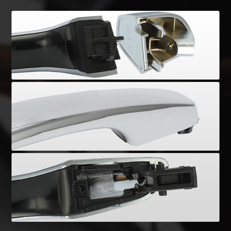 A-Premium Rear Left Driver Side Exterior Door Handle Compatible with