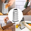 WinGluge 4-Sided Vegetable Slicer, Stainless Steel, Kitchen Grater, Vegetable Grater,