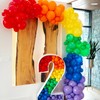Rainbow Latex Balloons Bright Multicolour Latex Party Balloons set for