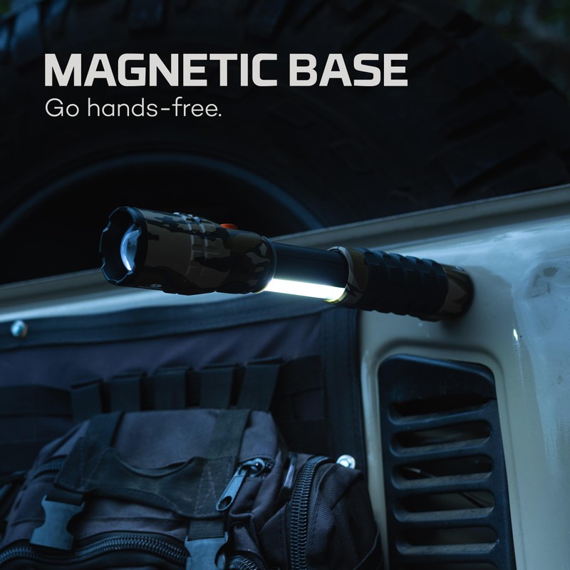 NEBO SLYDE KING Flashlight | High Lumens, Rechargeable COB Work