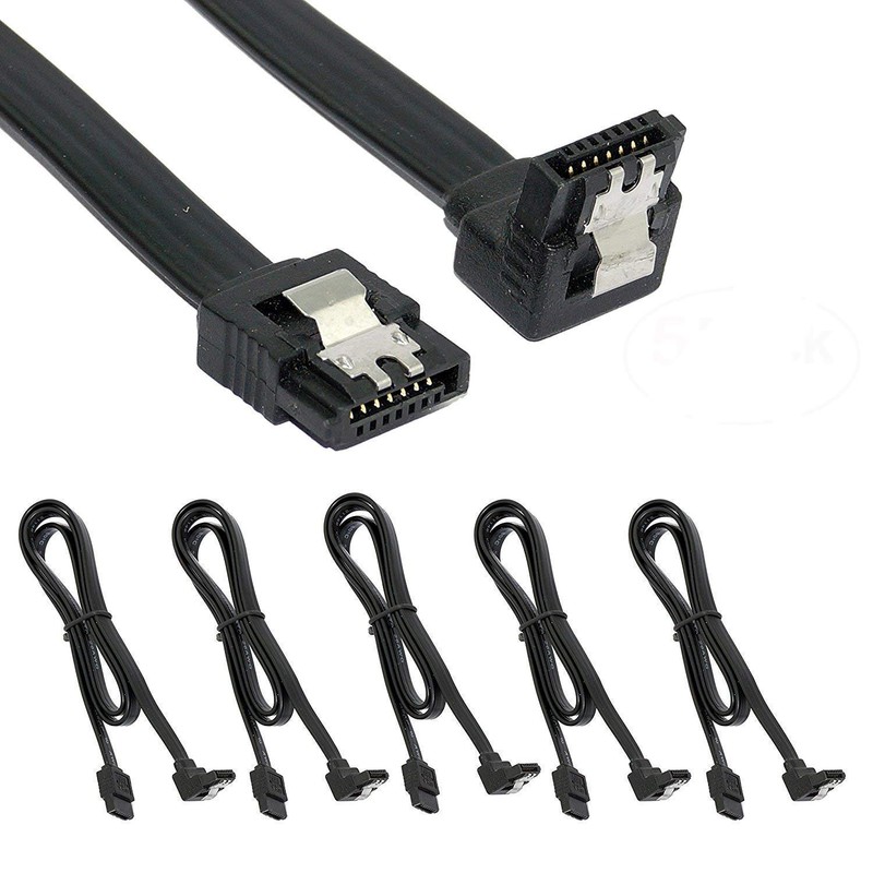 X5 Cable SATA 3 40cm 90° 6GBPS Angle Elbow HDD