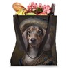 Royal Dachshund: Aristocratic Pup with Regal Sophistication Tote Bag