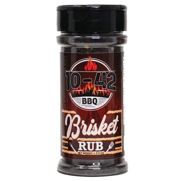 10-42 BBQ Brisket Rub | All-Natural Spice Seasoning for Steak,