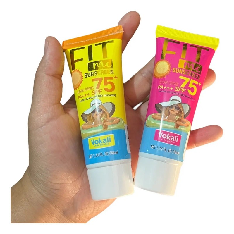 2 Pack Protector Solar Invisible 75 Fps Tubo 50ml Fit