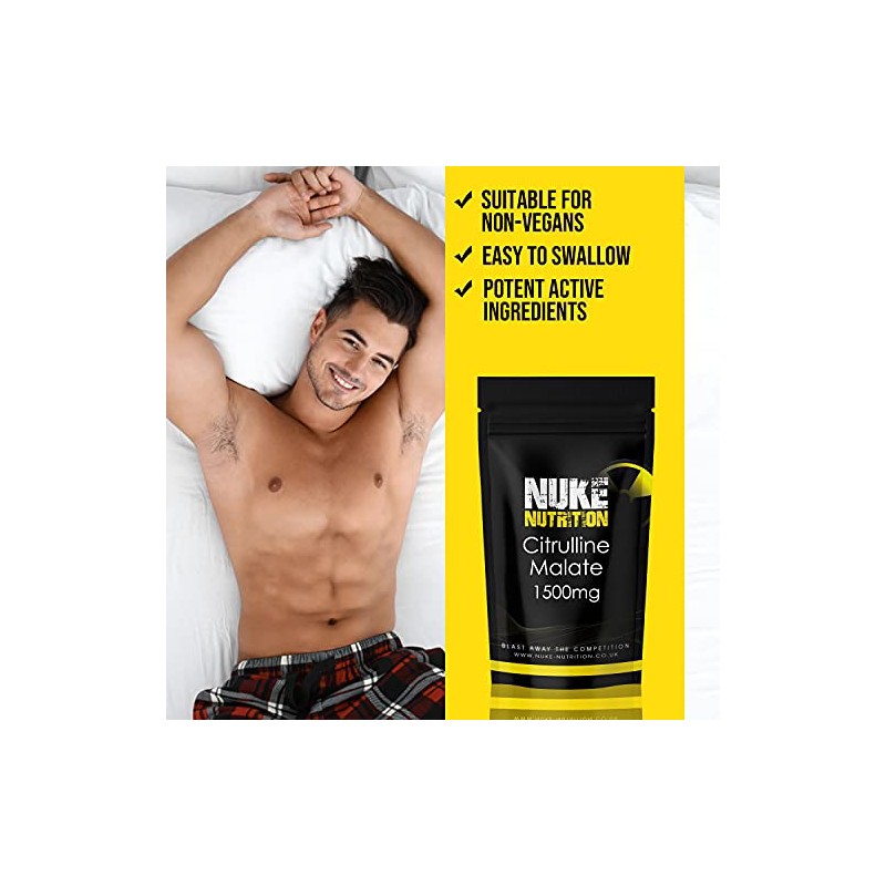 Nuke Nutrition L Citrulline Malate Capsules | 120 Capsules |