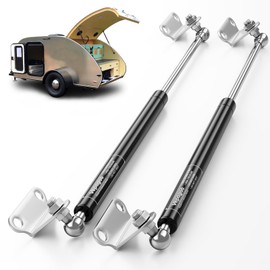 Vepagoo 36 Inch 200Lb/890N Gas Struts Shock Spring with Mounting Brackets, Lift Supports for RV Bed Heavy-Duty Lid Box Trailer Cover Hatch Basement Door Window (Fit 185lb-215lb Lid), 2pcs (1pair)
