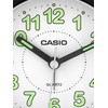 CASIO 10501 TQ-228-1D - Analog Alarm Clock Black, Black/White, analog