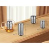3 Pack 316 Stainless Steel Tea Infuser with Drip Tray,