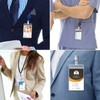 KTRiO Card Holder, Name Holder, Set of 5, Vertical, Employee