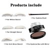 Moakxer Eyebrow Powder,Waterproof Eyebrow Stamp Powder Seal Perfect Nature Eye