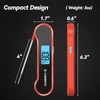 0.5 Sec Instant Read Meat Thermometer Digital with ±0.5℉ Precision,
