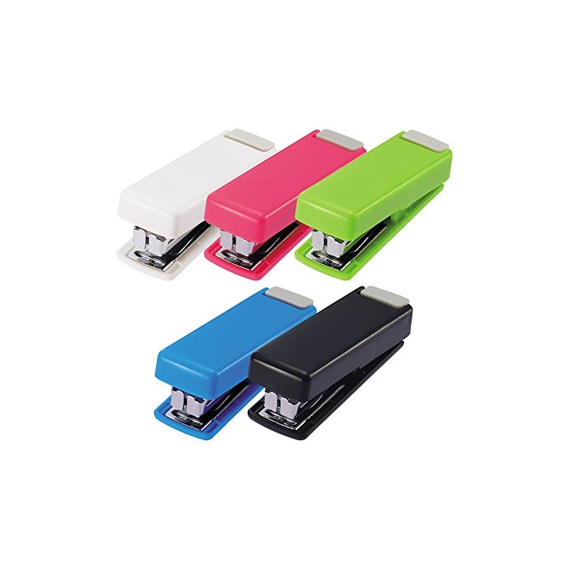 Lihit Lab M20-24 Stapler, Compact Stapler, Black