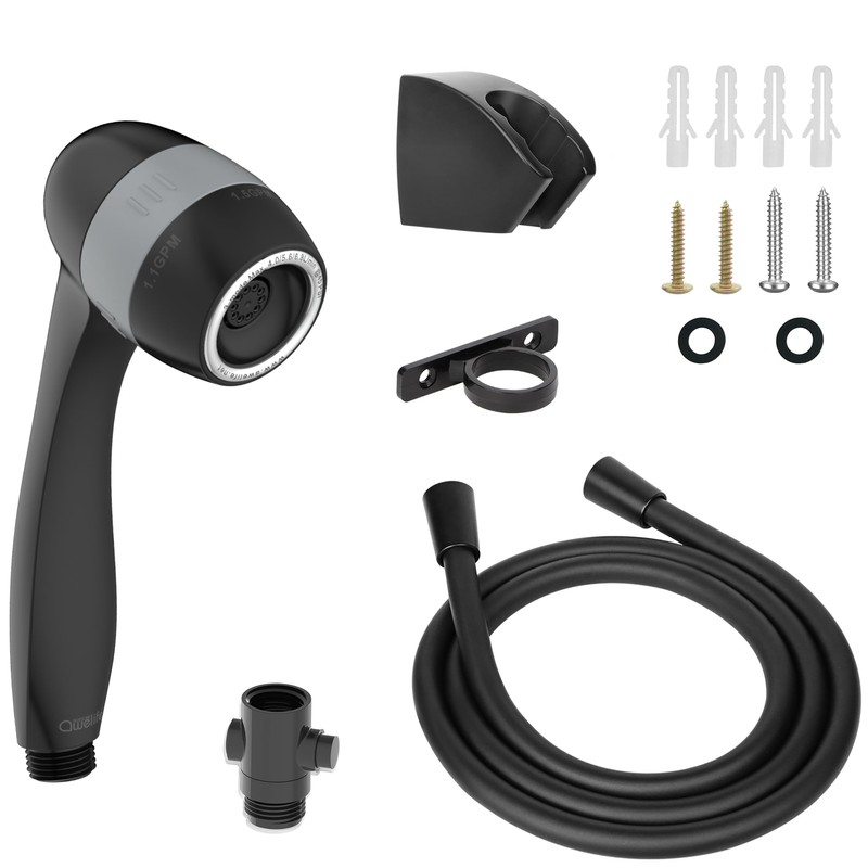 High Pressure RV Shower Head with Hose and On Off