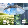 Romantic Oil Painting Folding Travel Sun Umbrella UV Protection UPF
