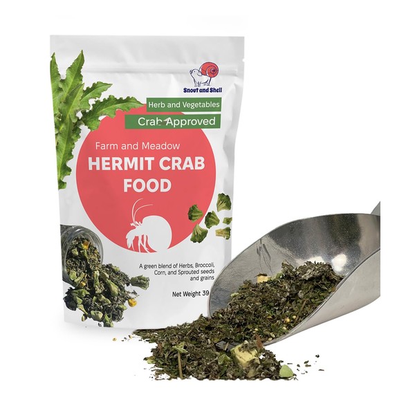 Snout and Shell Farm and Meadow Hermit Crab Food -