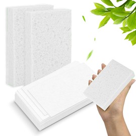 24 - Pack Non-Scratch Scrub Sponges - Sponges for Dishes and Washing Dishes, Cleaning Sponges for Kitchen Home and More（White）