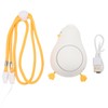 Hanging Neck Fan Duck Shape Small Fan USB Charging Necklace