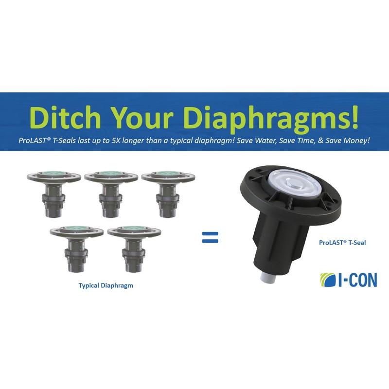 I-CON ProLAST® Manual Flush Valve Retrofit Kit -Eliminates Diaphragm- (3.5