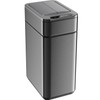 hOmeLabs Durable 2.4 Gallon Sensor Trash Can, Retractable Butterfly Lid,