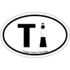CafePress Tybee Island GA Oval Sticker Oval Car Bumper Sticker