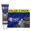 Crest 3D White Advanced Charcoal Teeth Whitening Toothpaste with Fluoride,