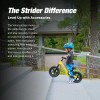 Strider Elbow & Knee Pads Black, Kids 18mo-5yr, Durable, Washable,