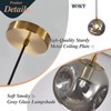 BOKT Mid Century Modern Gold Globe Pendant Lights Kitchen Island