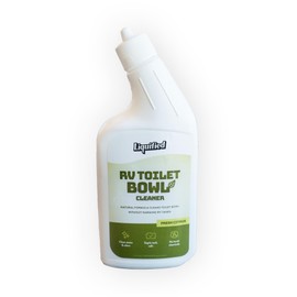 Liquified RV Toilet Bowl Cleaner - Natural RV Toilet Treatment Formula, Septic Tank Safe, No Harsh Chemicals, Citrus Scent, Safely Cleans Stains and Supports Black Tank Health, Made in the USA