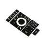 Unbranded Alloy Terrain Mode Button Decoration Stickers For Land Rover