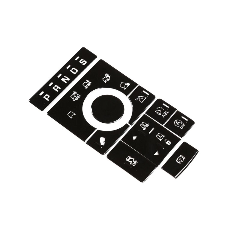 Unbranded Alloy Terrain Mode Button Decoration Stickers For Land Rover
