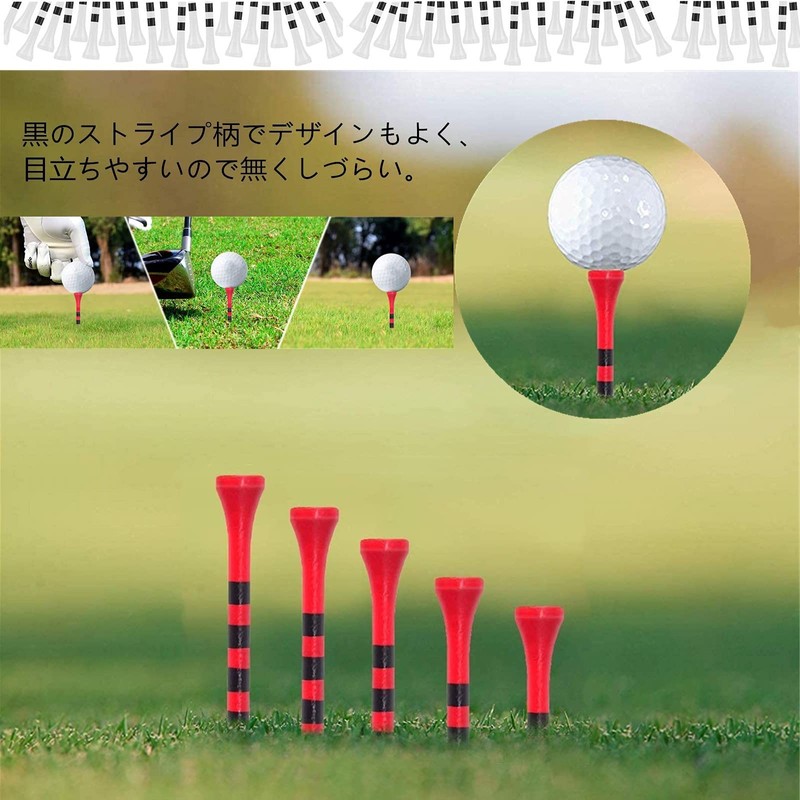 YFFSFDC Golf Tees 3.3 inches (83 mm) Height Adjustable Long