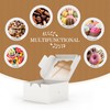 Reynards 60 Pcs Cookie Boxes 4x4x2.5 Inche, White Bakery Boxes