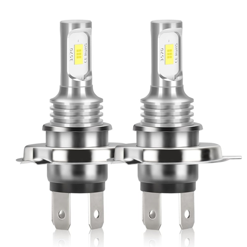 ROADSUN Upgraded 3570 CSP 6000K White LED Headlight Bulbs for
